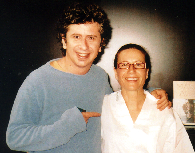 Mercedes Velasco (Osteópata/Natúropata), con Gabino Diego